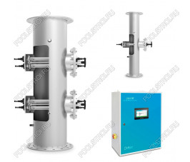 Ультрафиолетовая установка LIfetech TOP 462м3, DN300, 3*3kw, 18000h, Ручная очистка