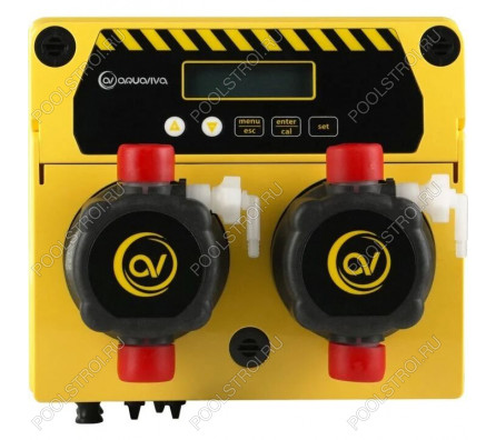 Система дозирующих насосов AquaViva PH/RX 5л/ч + Измерит набор 2 шт WiFi