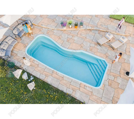 Композитный бассейн Гранд Ecoline (9х3.6х1.3-1.8м)